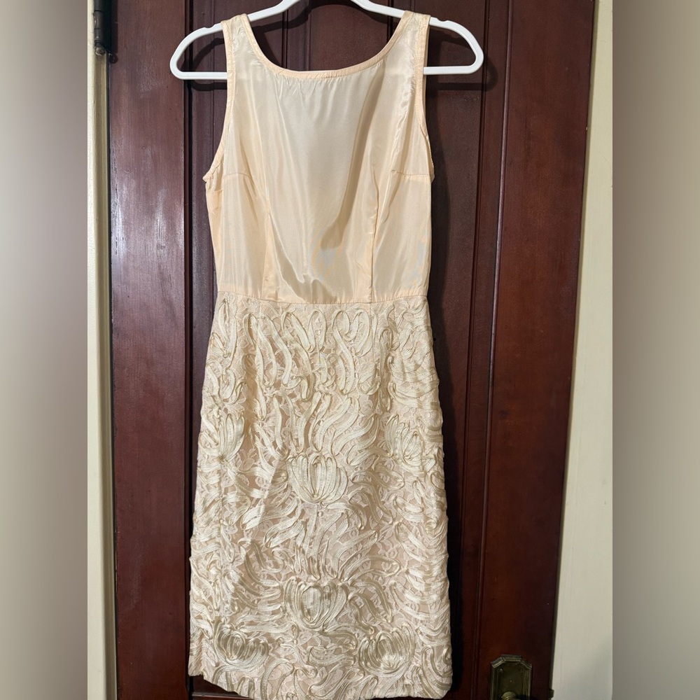 Vintage light pink dress with unique detailing